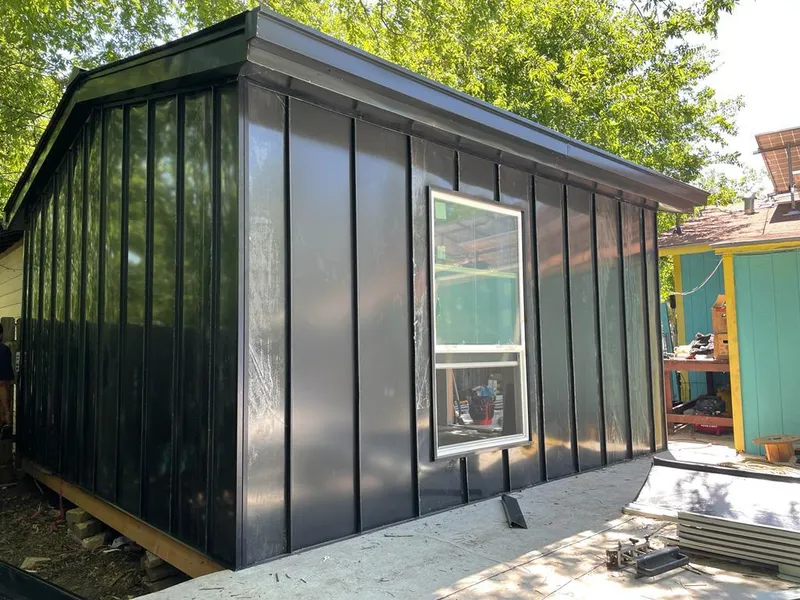 Black standing seam metal wall panels for Roof Inspection in Los Altos Hills